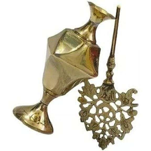 Brass Surmadani Kohl Container