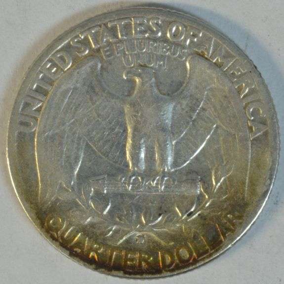 Very scarce 1932-D Washington Quarter in AU, light cleaned