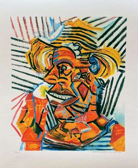 Pablo Picasso, Man With Straw Hat