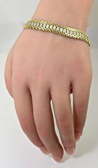 Fascinating Two-Tone 14K Riccio Bracelet