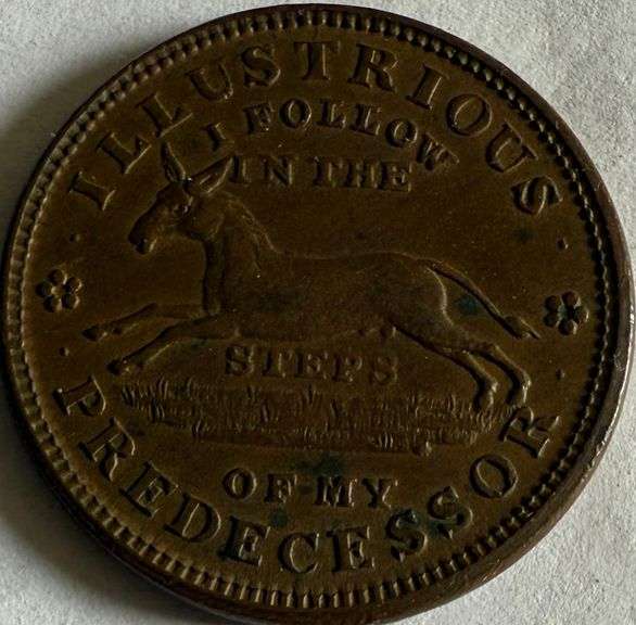 Humorous 1837 Executive Experiment Hard Times Token