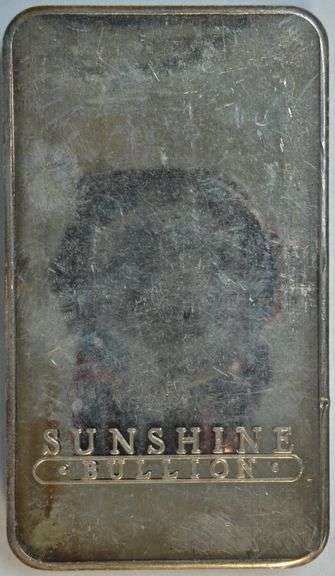 Sunshine Design 10 Troy oz .999 Fine Silver Bar