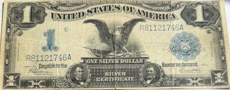 Black Eagle Series $1 1899 Silver Certificate.