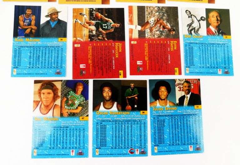 13 NBA 1996 Basketball Stars