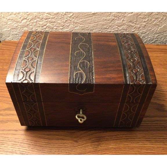Polish Wooden Jewelry & Keepsake Chest