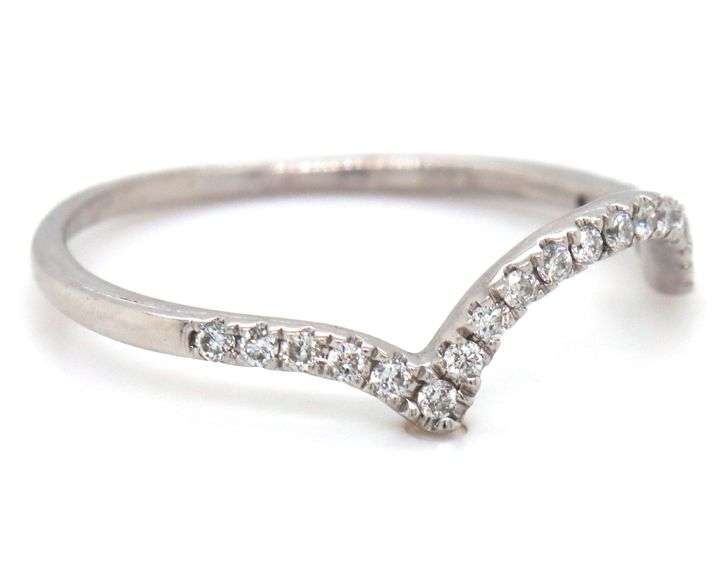 14kt White gold 1ctw diamond cluster wedding set