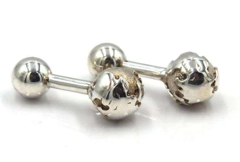 Tiffany & Co Globe cuff links