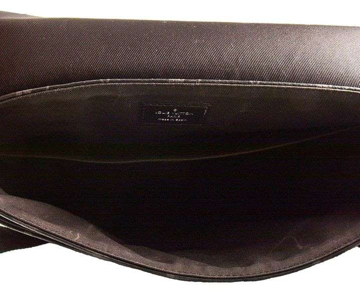 Louis Vuitton Black Monogram Eclipse District PM Messenger Bag