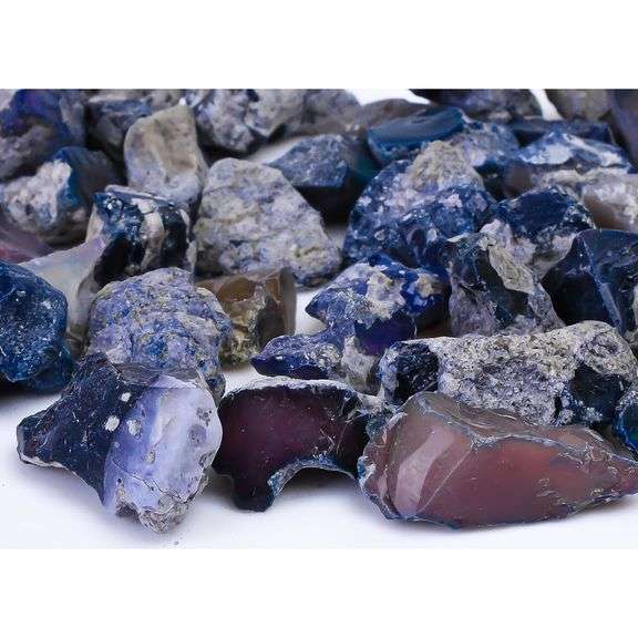 250 Carats Raw Black Opal Gemstone Lot