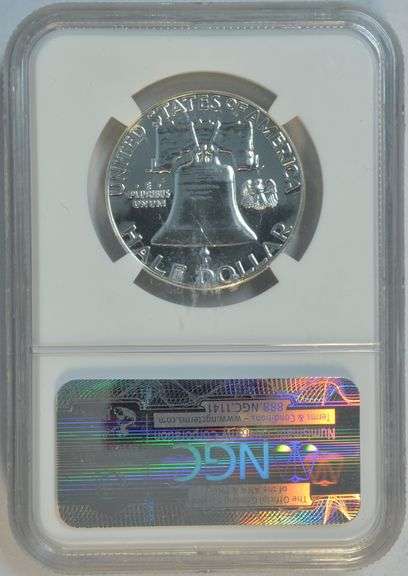 1958 Franklin Half Dollars PF67 in NGC Holder