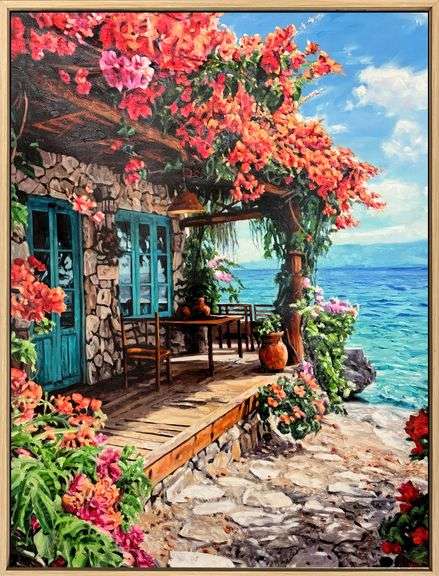 Exceptional Original on Canvas by Altino Villasente