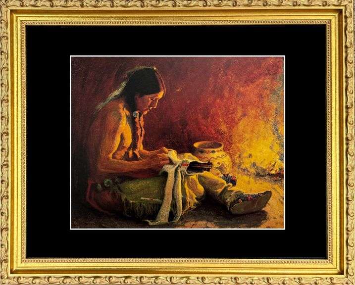Collectible Eanger Irving Couse, The Arrow Maker