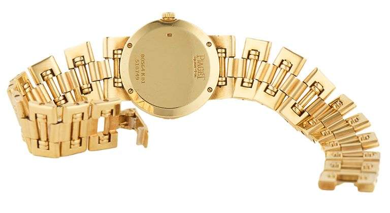 Piaget Dancer 80564K81, 23mm, Diamond Bezel, 18K Yellow Gold Ladies Watch