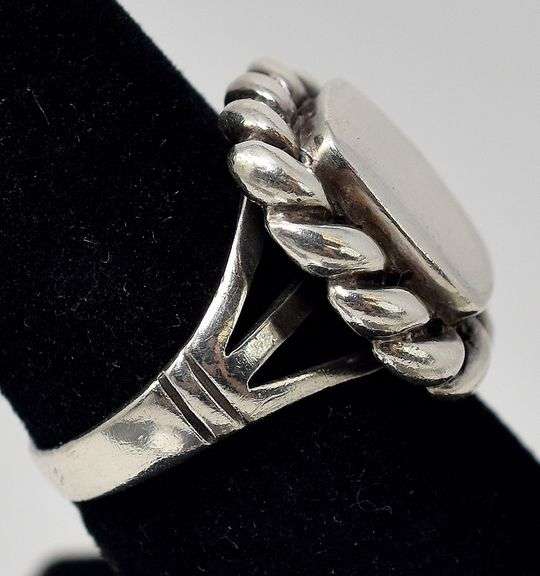 Engravable Sterling Silver Ring