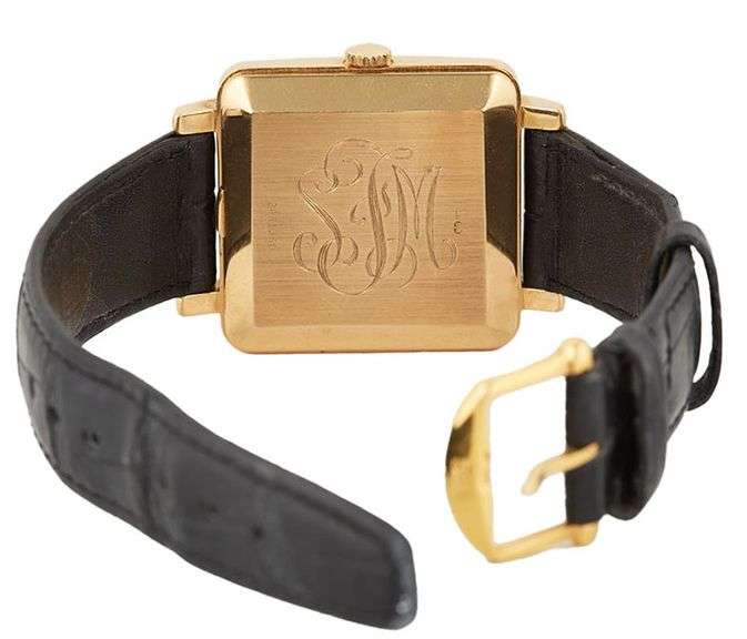 IWC Carree Combre 1876, 32mm, Black Dial, 18K Yellow Gold Men’s Watch