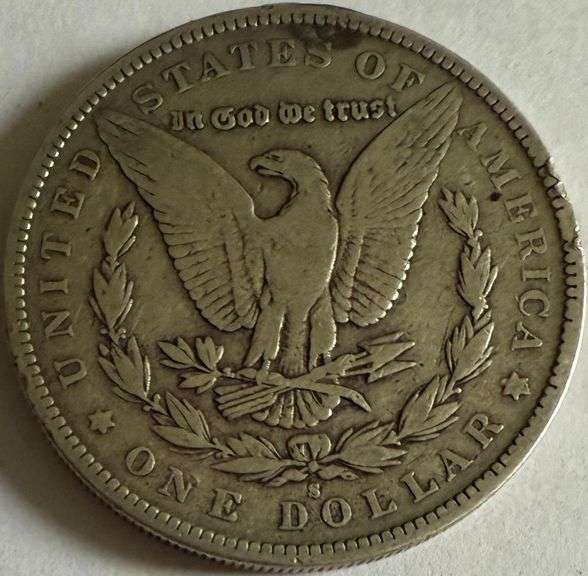 1892 S Morgan Dollar.