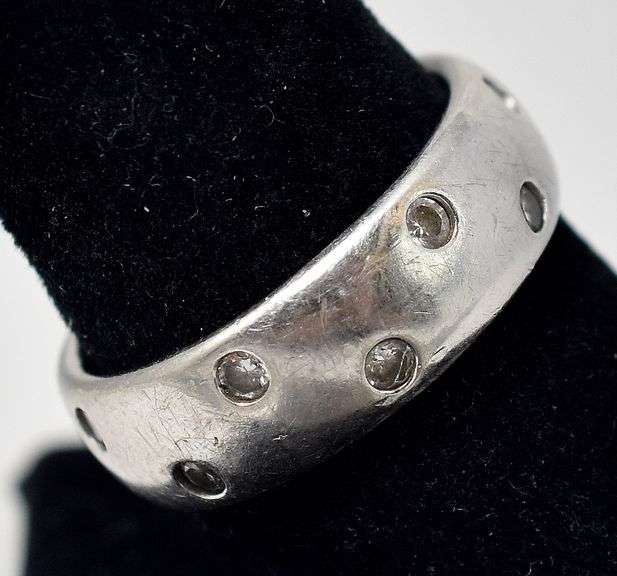 CZ Gemstone Ring in Sterling Silver