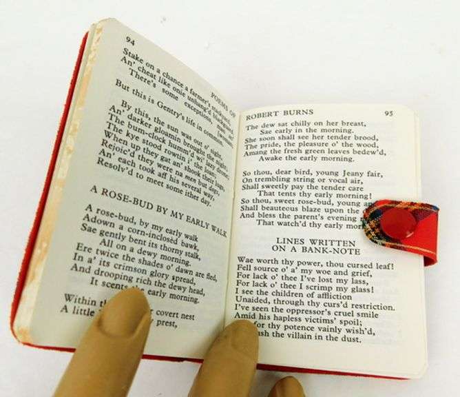 2 Vintage English Tartan Books