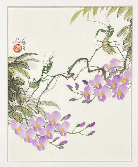 Fantastic Original Ink and Watercolor by Zheng