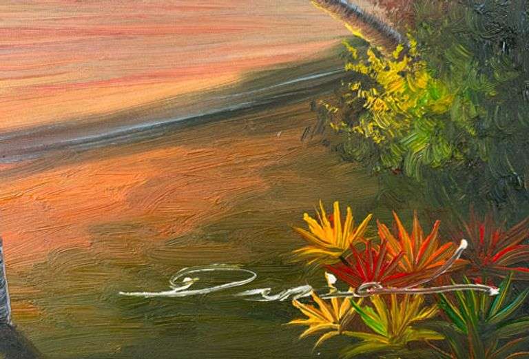 UNIQUE AND BEAUTIFUL PAINTING ON CANVAS