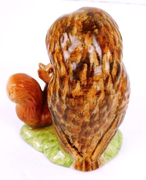 1963 Beswick Beatrix Potter's Old. Mr. Brown Figurine