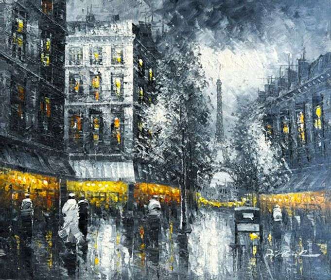 UNIQUE AND BEAUTIFUL PAINTING ON CANVAS