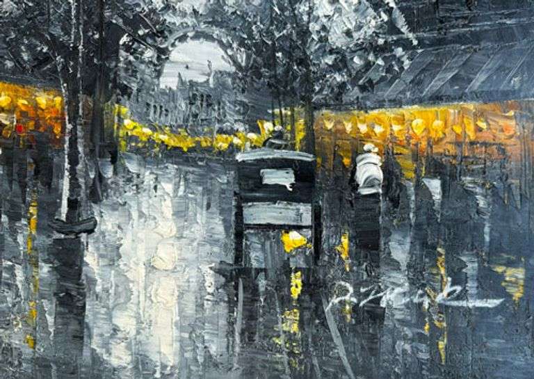 UNIQUE AND BEAUTIFUL PAINTING ON CANVAS