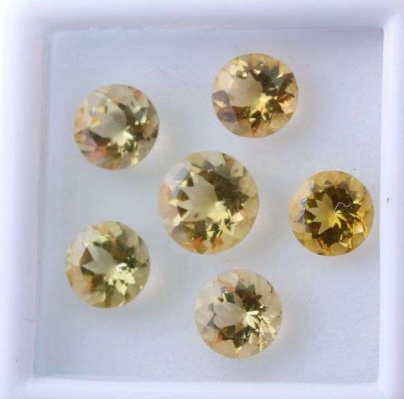 High fire! 4.19ct complete set of untreated Heliodore Beryl!
