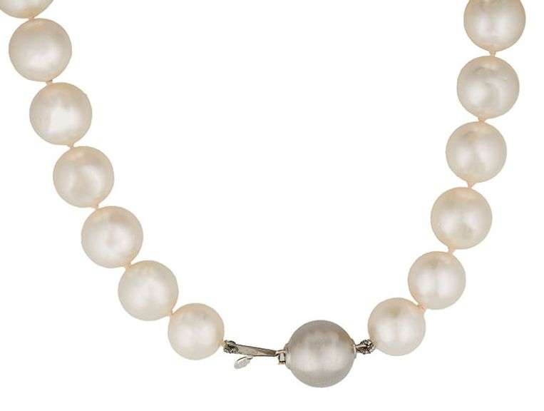 11.50MM South Sea Pearl Strand Necklace in 14K