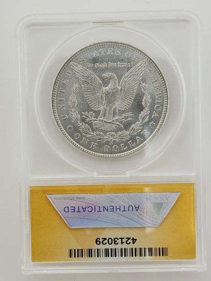 1904 O Morgan Silver Dollar, ANACS MS62