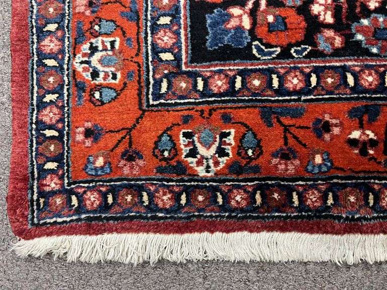 Hand Woven Persian Mashad 10.5x13.7