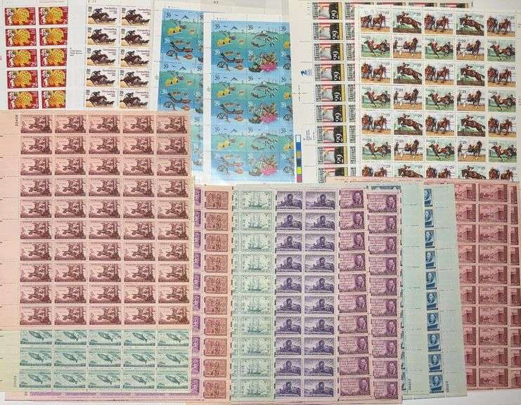 Twelve 3 Cent & 6 29 Cent Mint US Sheets
