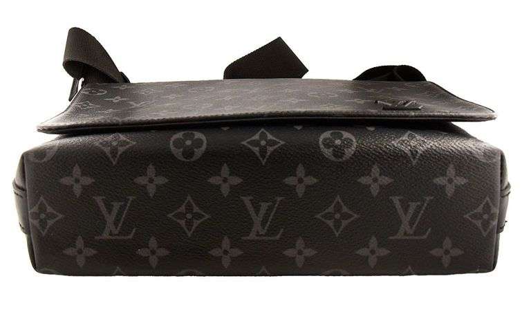 Louis Vuitton Black Monogram Eclipse District PM Messenger Bag