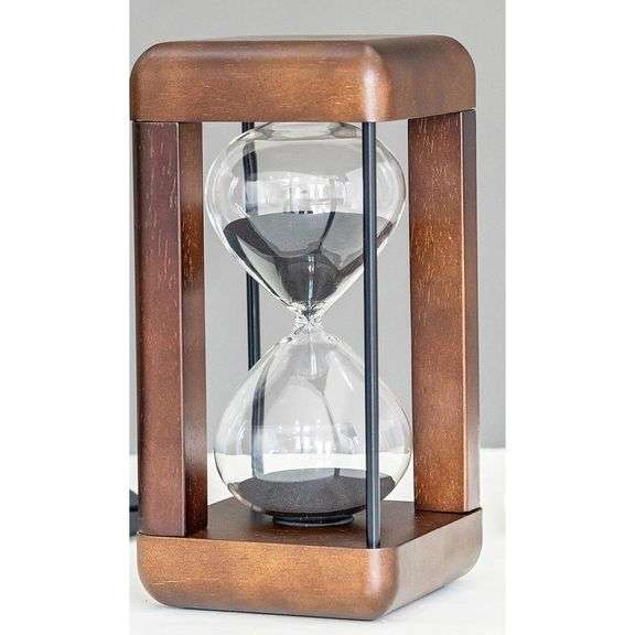 Large Premium Walnut Hourglass