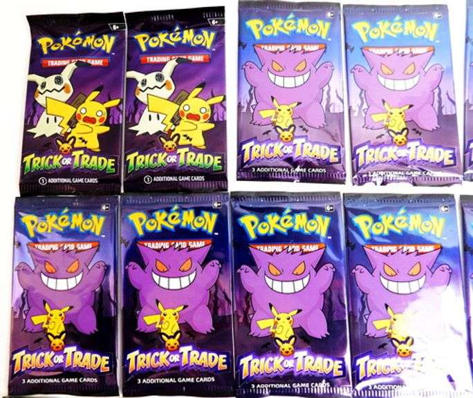 15 Pokémon 2023 Trick or Trade Packs, Sealed