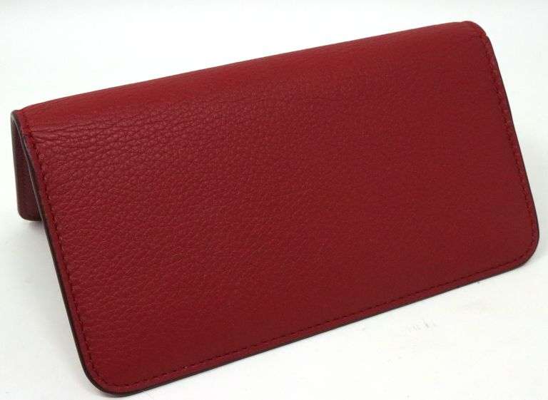 Brand new Burberry burgundy leather wallet