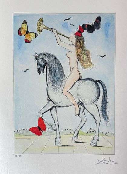 Limited Edition Salvador Dali, Lady Godiva