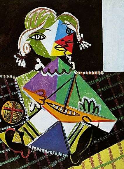 Collectible Pablo Picasso, Maya with a Boat