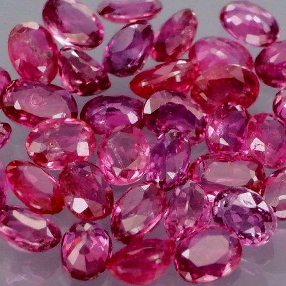 Superb color! 3.34ct set of top violet red Rubies -UNTREATED!
