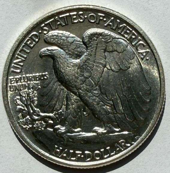 1942 Gem Frosty White BU Walking Liberty Half