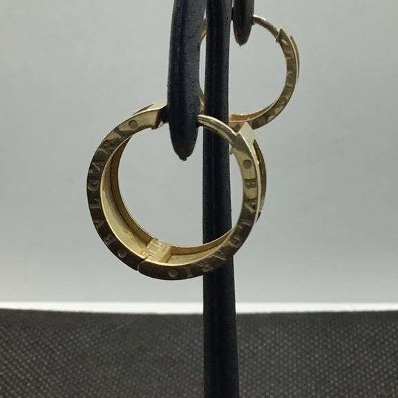 14K Yellow Gold Hoop Earrings