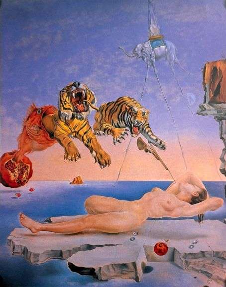 Salvador Dali, Dream Caused by the Flight of a Bee