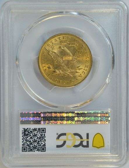 Nearly Gem BU 1907 $10 Liberty Gold Piece. PCGS MS64