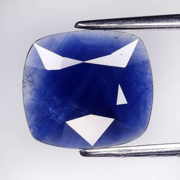 Double sided! Flat cut! 1.52ct top blue Sapphire!