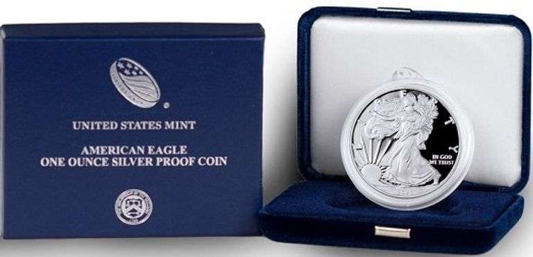 2003-W United State Mint American Eagle One Ounce Silver Proof Coin