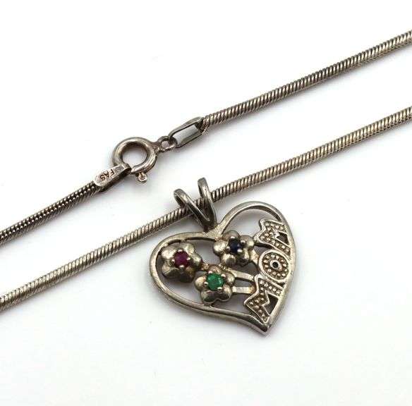 Group lot of 5 Vintage 925 sterling silver necklaces