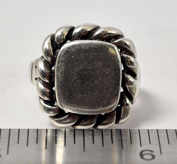 Engravable Sterling Silver Ring