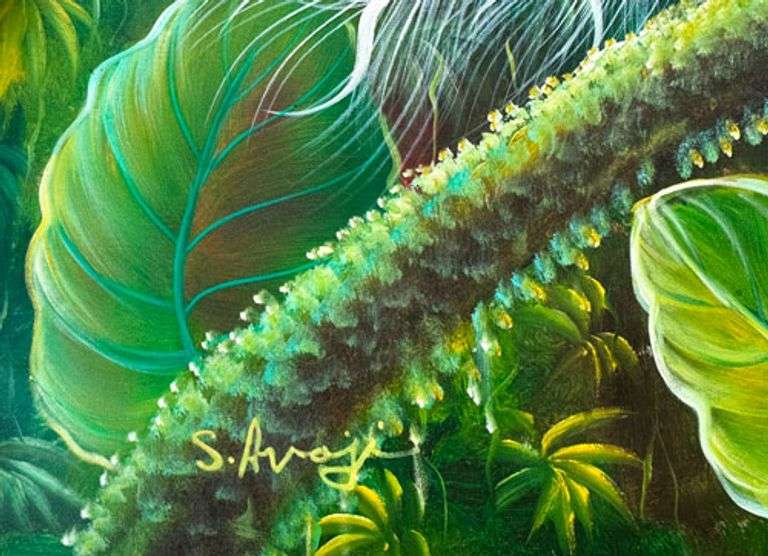 ONE OF A KIND BEAUTIFUL PAINTING ON CANVAS