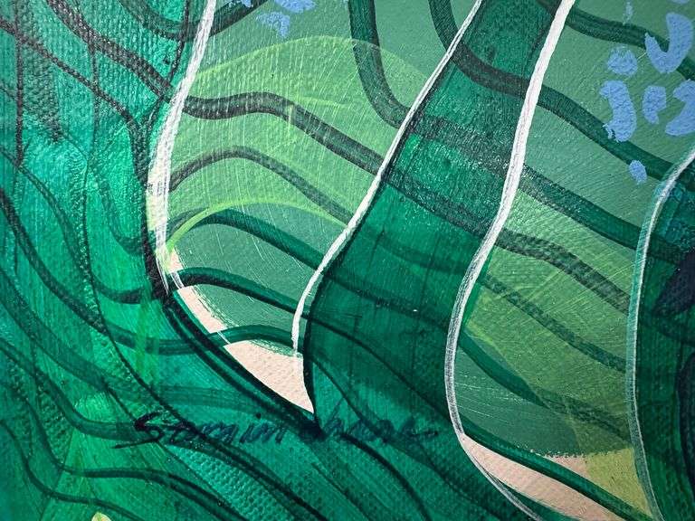 Exceptional Original Canvas by Samin Chase