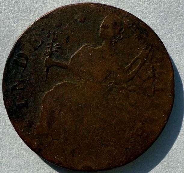 1787 Connecticut INDE Bust Left us  Colonial